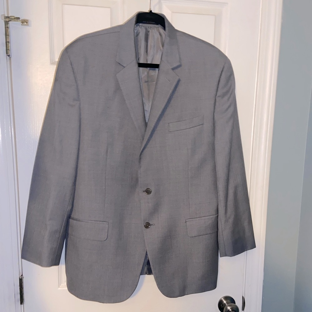 Men’s Michael Kors gray suit jacket and pants